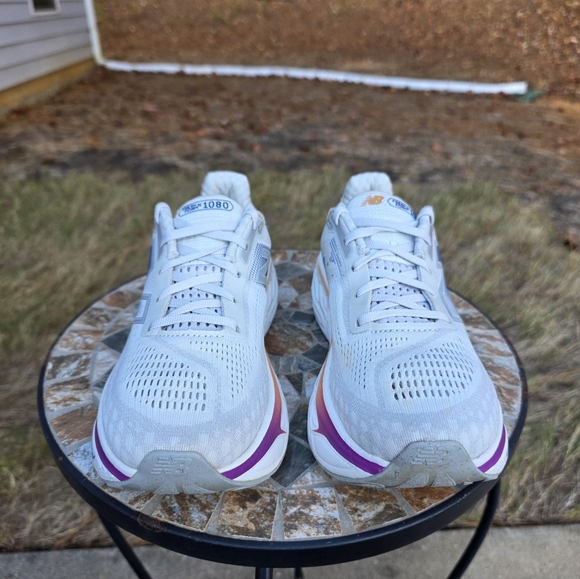 New Balance Fresh Foam X 1080V14 M1080G14 Gray Running Shoe Sneaker Women Sz 8.5 - Picture 2 of 10